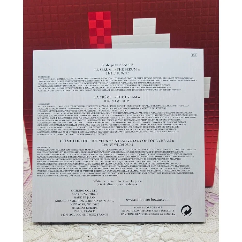 Cle De Peau Shiseido Sample Bundle 5 Pcs. New